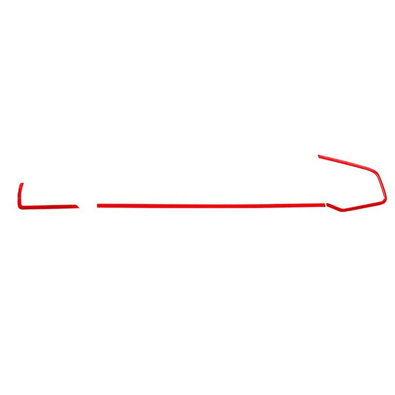 Auto Interior Dashboard Frame Strip Red Trim Sticker for Honda Civic 10th Gen 2016 2017 2018 2019 2020 2021 Left Hand Drive Car