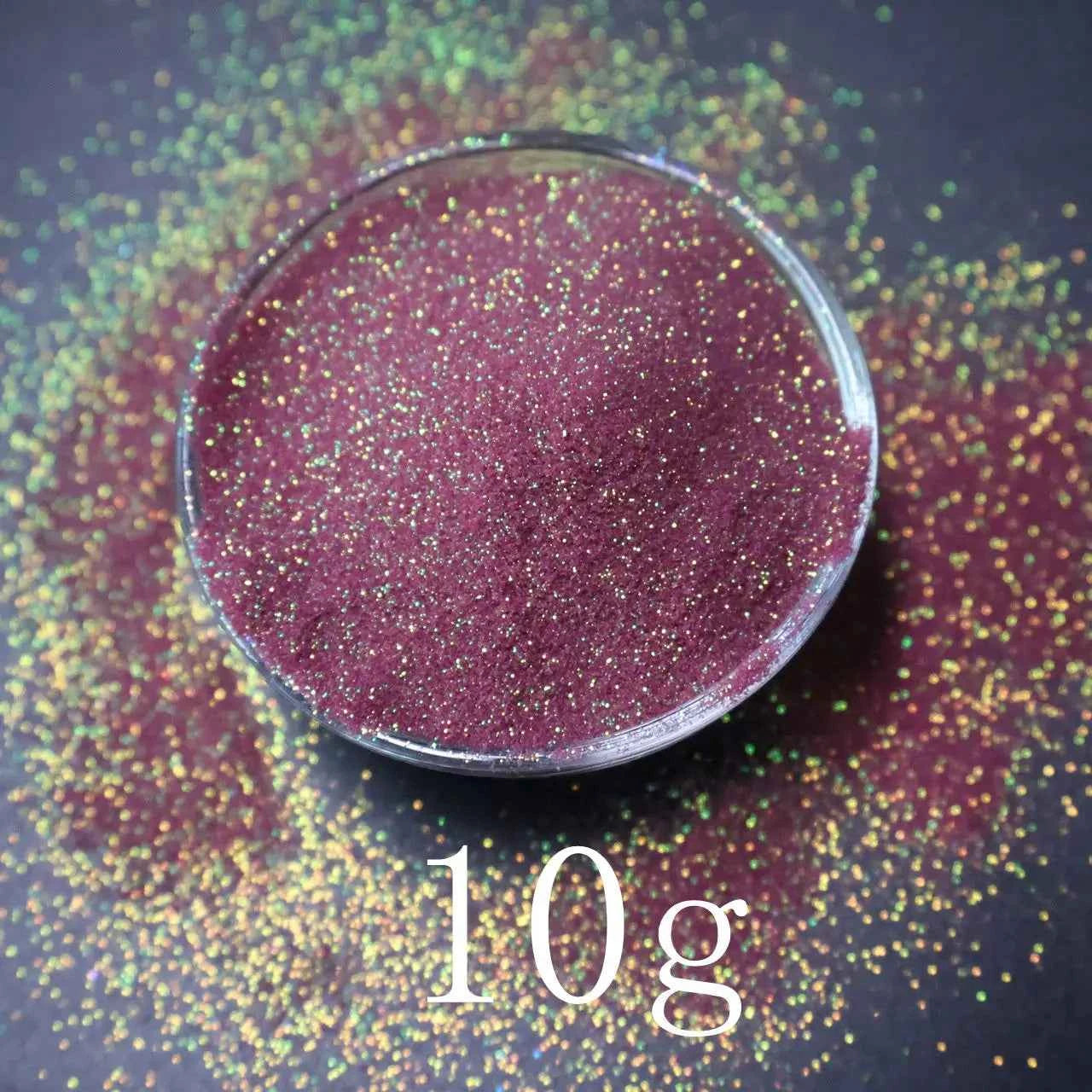 0.1mm Extra Fine Holographic White Colorful Shinning Glitter Spangle Dust for DIY lipstick,Cosmetics,Nail Art Craft Decoration