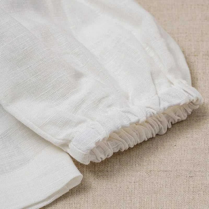 Chic Back Bow Tie Linen Shirt Girls 2026 New Solid Color Casual Loose Baby Kids Long-Sleeved Blouse Autumn Clothes The jack market .AU The jack market .AU Mum & Kids: Essential Products for Every Family $ 45 14:350853#White;200000463:200169197#110cm;200007763:201336100
