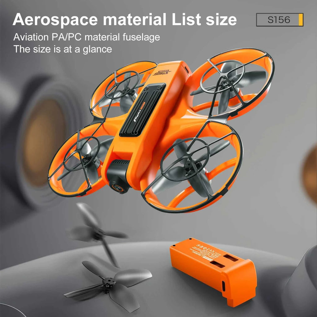 2025 New S156 Drone with Screen Brushless Optical Stream Positioning Quadcopter with Camera FPV Traverser Novice Toy Airplane The jack market .AU The jack market .AU $ 127 14:29#Black