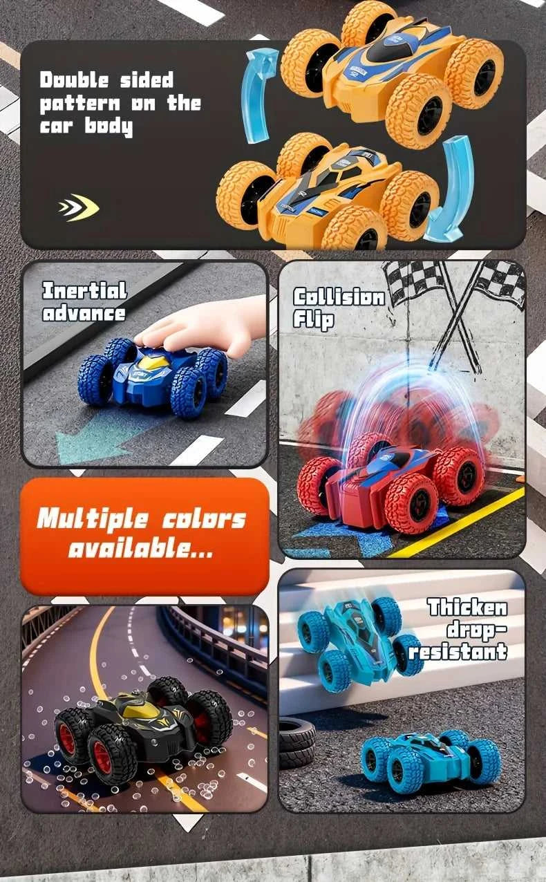 4-8 Pack 360° Rotating Stunt Car Toys - Friction Powered Toy Cars Push and Go Vehicles for Toddlers Kids Best Christmas Gift The jack market .AU The jack market .AU Little Wonders $ 58 14:200003699#Car Toys 8pcs