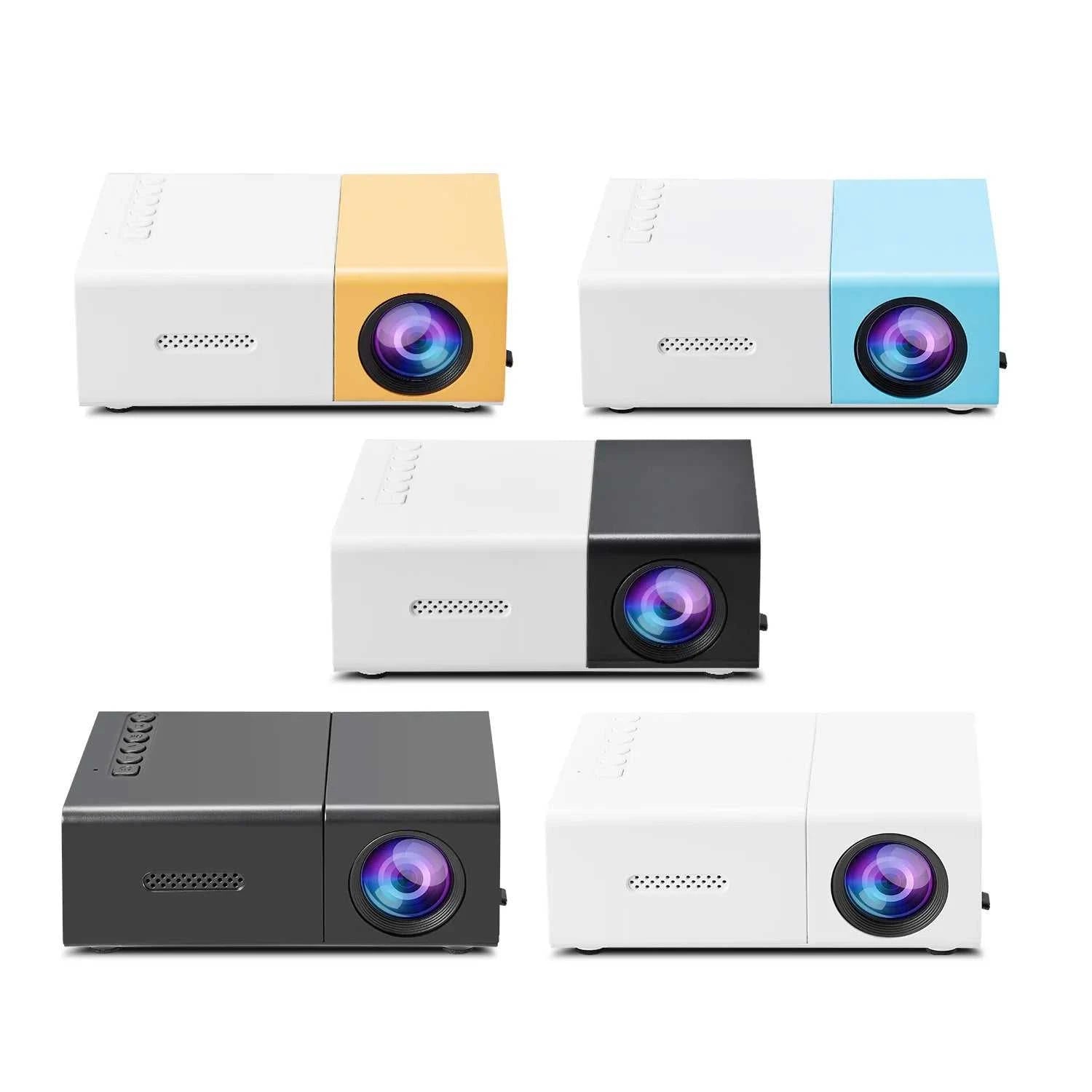 Projector for home use, mini projector for children's bedroom, portable projector, supports 4K ultra-high definition. The jack market .AU The jack market .AU Accessories Electronics $ 80 14:202429827#White