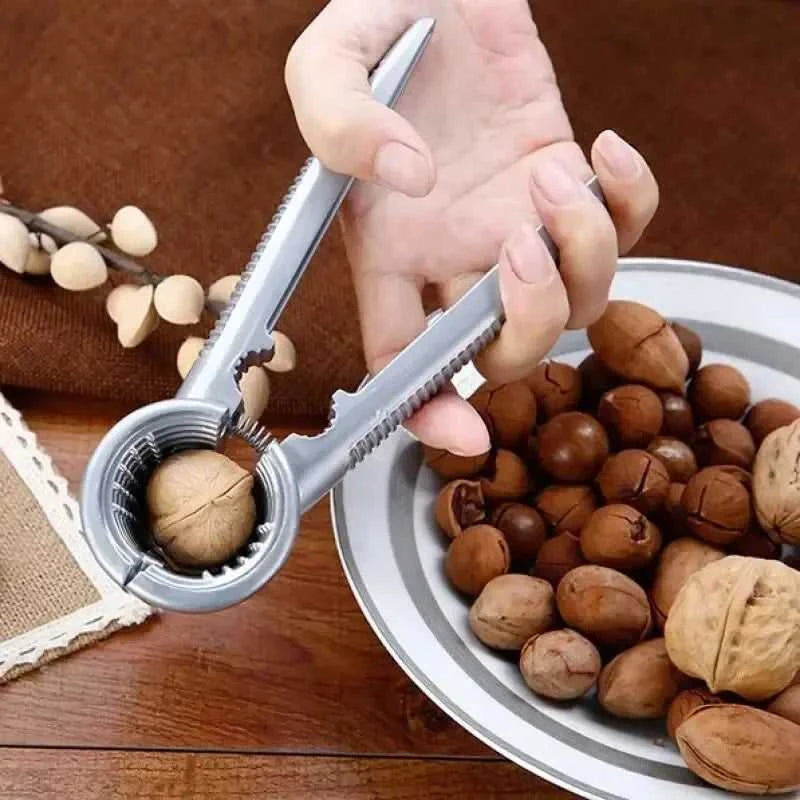 1pc Silvery Metal Multi Functional Walnut Clip Household Nut Shelling Tools Suitable for Walnuts Chestnuts and Hazelnut The jack market .AU The jack market .AU Home $ 25 14:1254#1pc