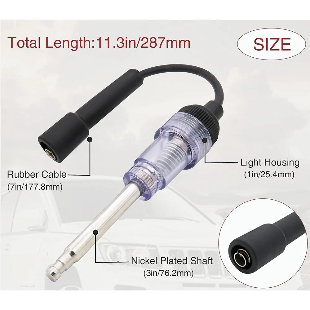 2 Pcs Car Auto Spark Plug Testing Online Lgnition Troubleshooting Kit Engine Ignition Testing And Diagnostic Tool!
