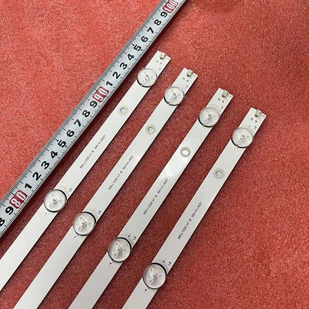 LED Backlight Strip For NEVIR NVR-7902-504K2-N Skymaster 50SUA2505 50SU1505 SYSTEM K50DLX9US MS-L1255 50LEM-1027/FTS2C The jack market .AU The jack market .AU Home $ 68 136:9131245839#4pcs set For 1 TV
