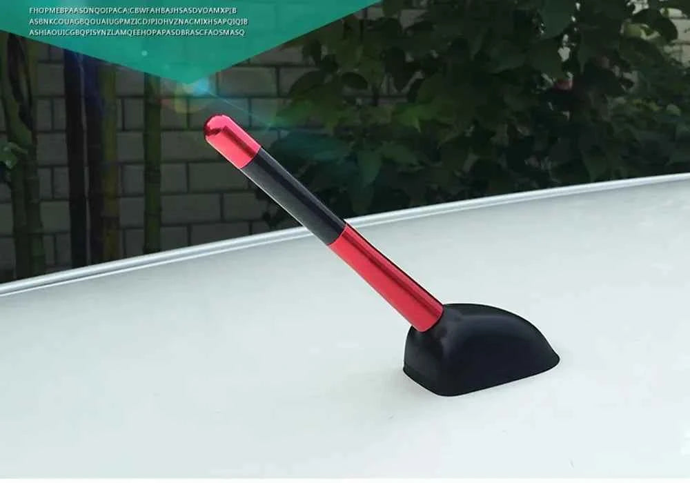 12CM Carbon Fiber Short Radio Car Antenna Auto Accessories For Daihatsu Terios Copen SIRION MOVE MIRA Charade Rocky FEROZA LUXIO