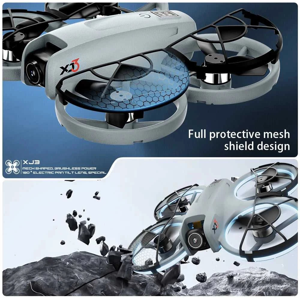 Dual camera high-definition drone, headless mode, 360 ° flip, easy to operate, suitable for outdoor travel The jack market .AU The jack market .AU Drones $ 114 14:193#XJ3-A-4.3-GY-1B