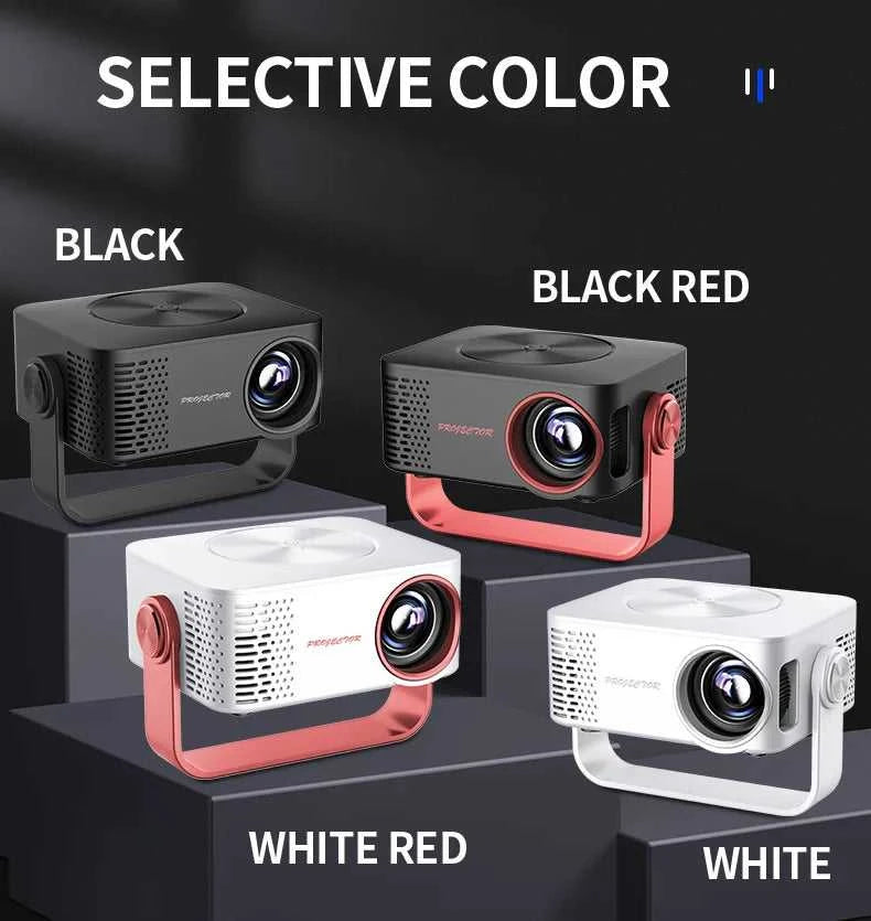 2025 New 1080P Mini Beamer Portable LED projector with Wi-Fi USB HDMI for Mobile Phone Laptop Home Theater Black The jack market .AU The jack market .AU Accessories Electronics $ 110 14:29;200007763:201336101;200009209:201447604