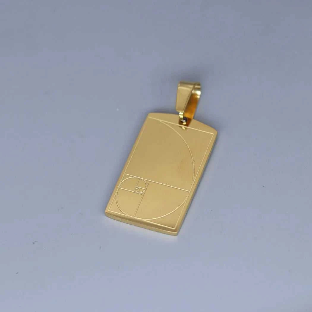 2pcs DIY Punk Rectangle Spiral Fibonacci Stainless Steel Pendant Charms for Jewelry Making Necklace Keychain Accessories Bulk The jack market .AU The jack market .AU Jewellery & Chains $ 46 200001033:865#SPA240-G
