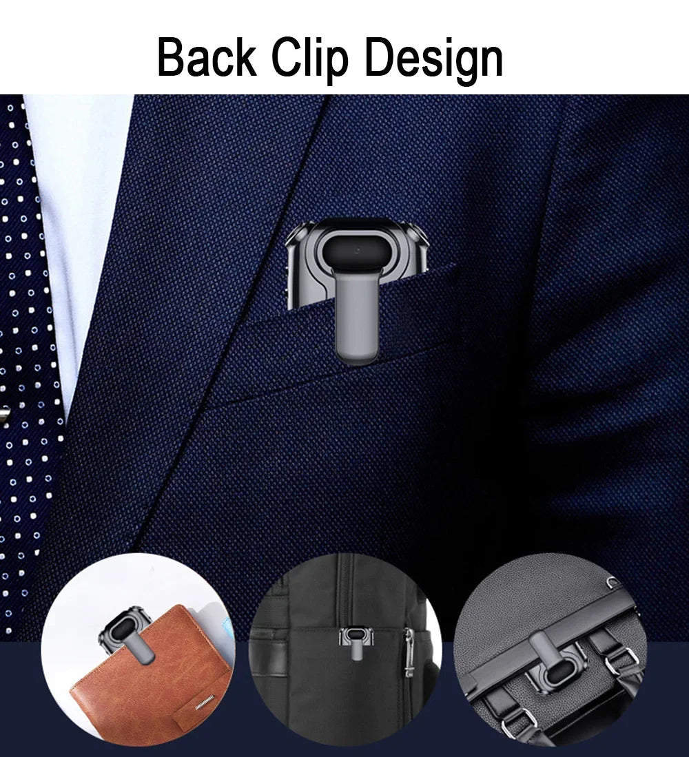 4-256GB Mini Clip Digital Camera Video Photo Audio Voice Recorder with Screen 1080P Bodycam Cam Smart Loop Recording Camcorder