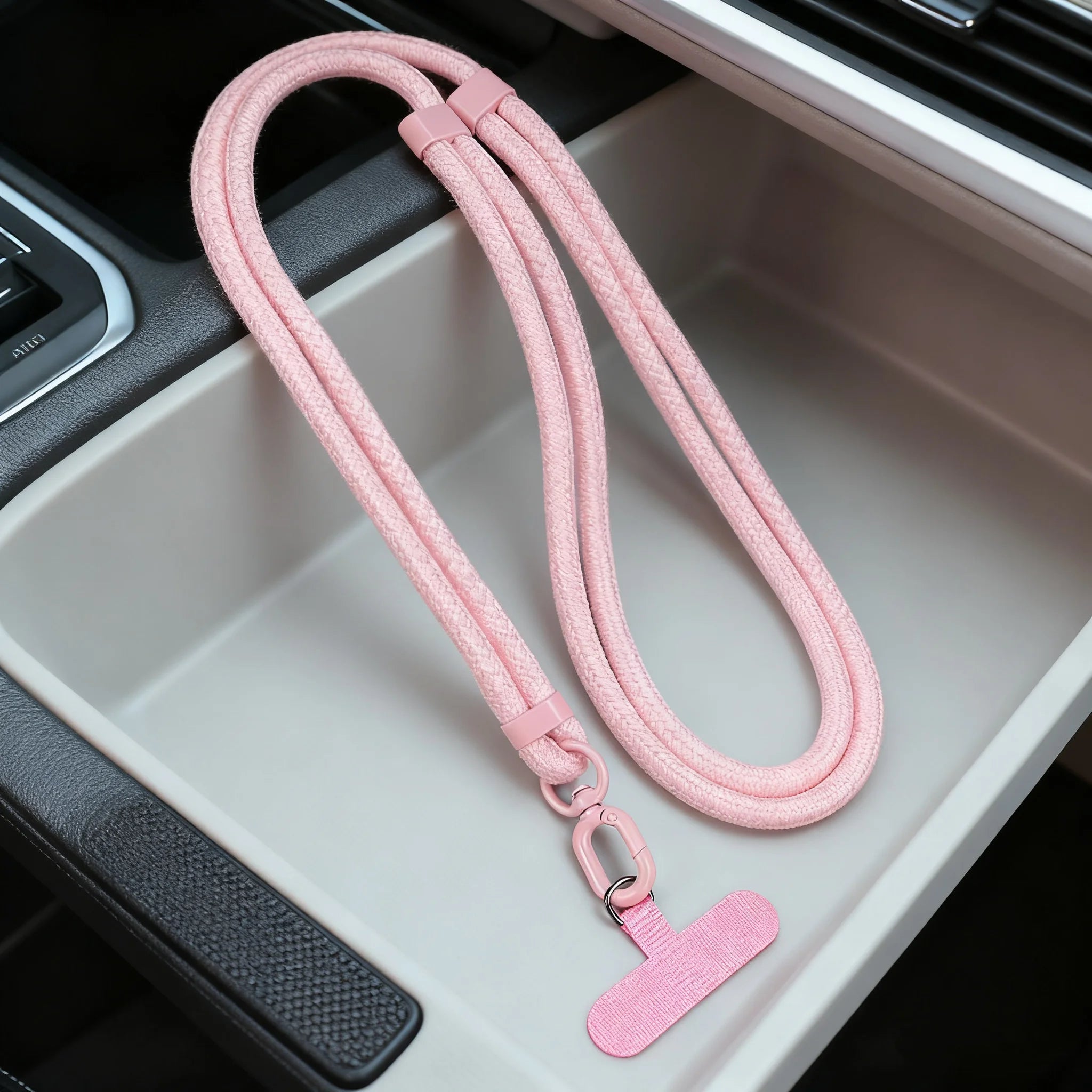 Universal Phone Lanyard - Adjustable Crossbody Neck Strap with Anti-Drop Clip & Portable Wrist Strap