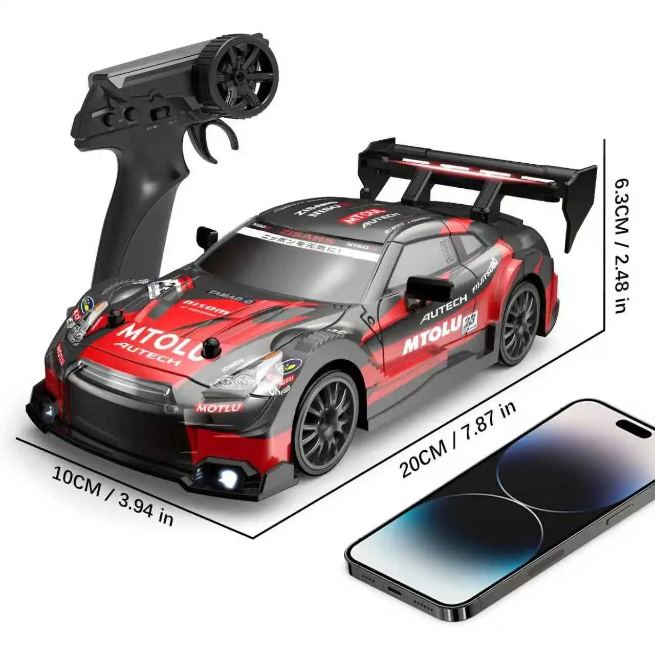 2.4G remote control drift car, 1:24 high-speed drift car, RC enthusiast, precise control, powerful engine, ideal gift for adults The jack market .AU The jack market .AU Little Wonders $ 85 14:29#Drifting car red