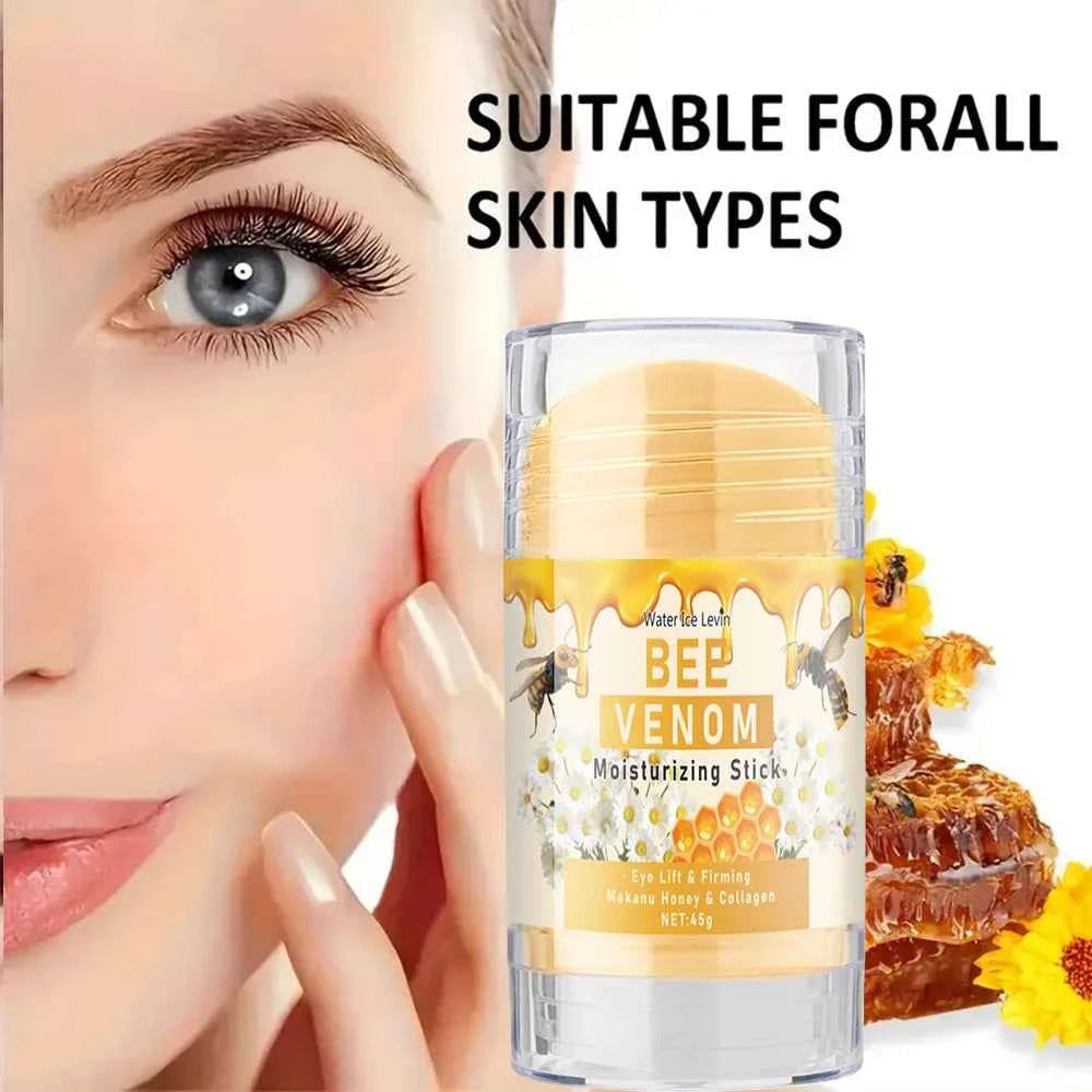 Bee Venom Eye Cream Stick Is a Light Beige Hydrating and Moisturizing Around the Eyes, Protecting and Nourishing, Making Light Beige Softer