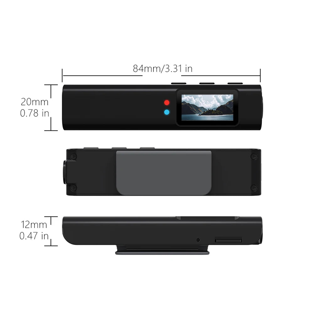 1080P HD Wearable Glasses Camera 4K Small Sport Cam Bodycam Go Pro WiFi Digital Video Recorder DVR Camcorder for Driving Hiking