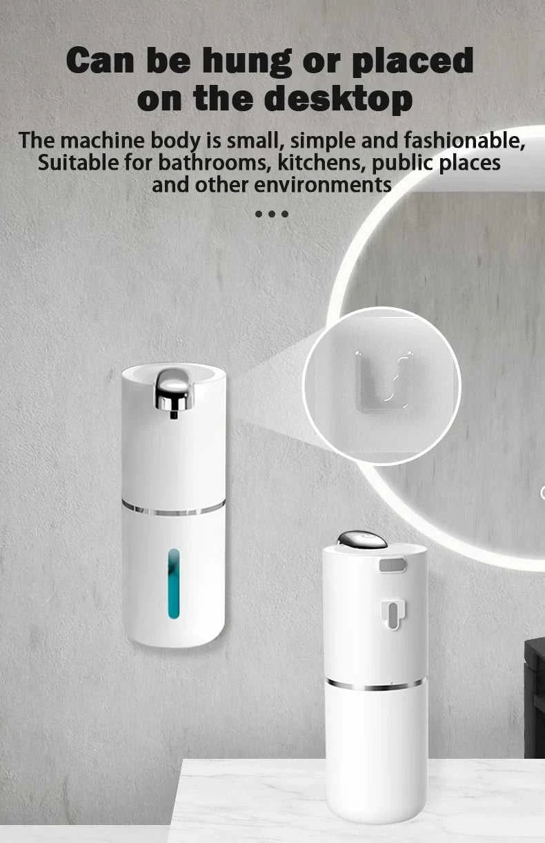 380ML Touchless 4-Gear Adjustable USB Rechargeable ABS Plastic Infrared Automatic Sense Soap Dispenser Hand Washing Pump Machine The jack market .AU The jack market .AU Home $ 72 14:29#White-Foam