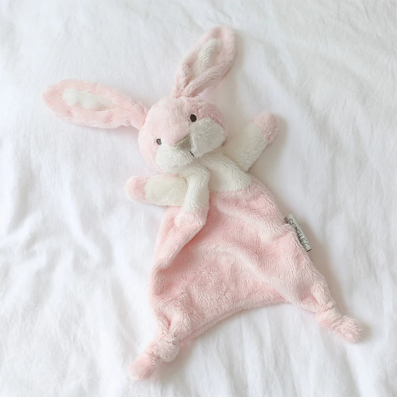 Baby Appease Towel Soft Plush Comforter Blankie Cute Bunny Animal Sleeping Toys For Newborn