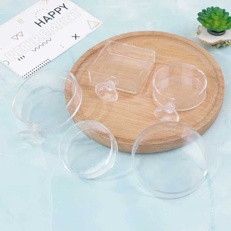 【F】Aquarium Feeder Acrylic Transparent Fish Round Square Dishes Shrimp Food Box Fish And Shrimp Feeding Accessories The jack market .AU The jack market .AU Fishing Gear $ 22 14:691#E