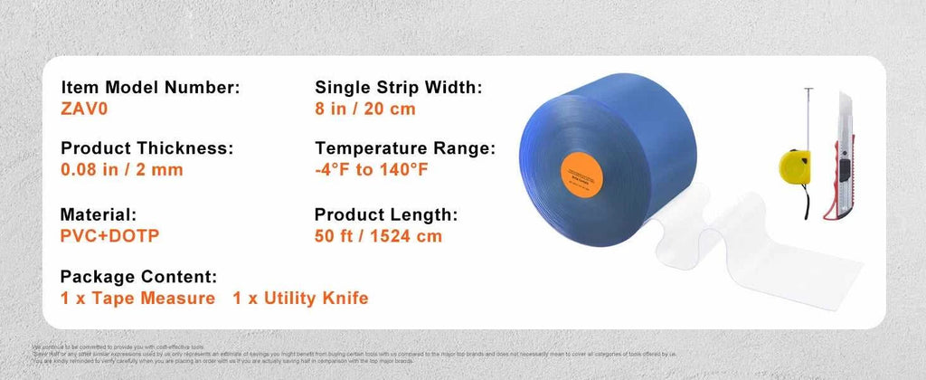 SucceBuy 50/100/150ft PVC Strip Curtain 8"/12" Clear Smooth Plastic Door Strips Curtain Bulk Roll for Warehouses Factories The jack market .AU The jack market .AU Home $ 174 14:201504127#164 ft x 8 in;200007763:201336106