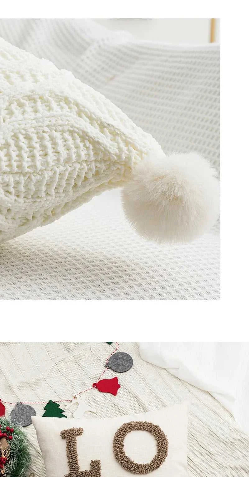 Beige Heart Tree Sugar Christmas Cushion White Red Pillow Cover for Home Decoration Soft Chenille Plush Tufted Emboridered The jack market .AU The jack market .AU Home $ 43 14:201619812#Love
