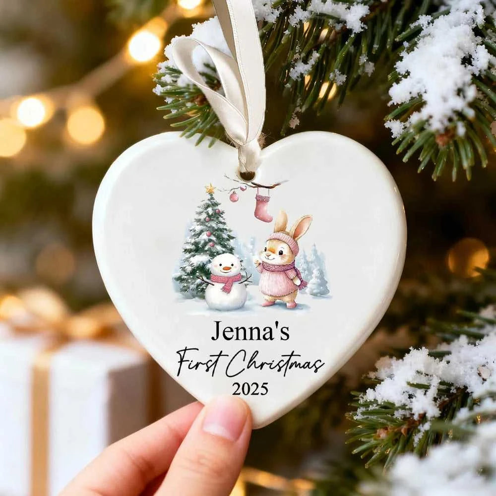 Personalized Baby's First Christmas Bauble Cute Rabbit 1st Christmas Ornament First Xmas Decoration Custom Newborn Gifts The jack market .AU The jack market .AU Mum & Kids: Essential Products for Every Family $ 22 10:47#Ceramic ;14:202997806#jk4223.4