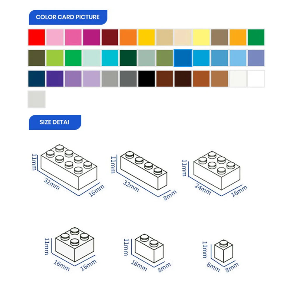 Gobricks 10PCS Parts Wedge Plate Bricks 8x3 Right Compatible with 50304 Toys Building Blocks Assembles Technical Model Adult MOC