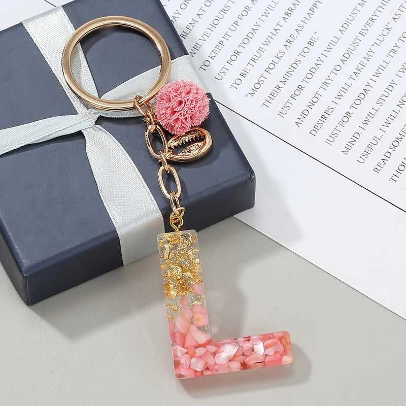 BAOPON Pink Purple Pompom Letter Keychain English Alphabet Keyring For Women Men Jewelry Accessories Wholesale Special Offer The jack market .AU The jack market .AU Jewellery & Chains $ 46 14:193#102