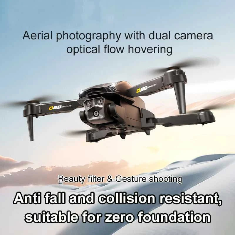 Lenovo D88 Drone 8K Aerial HD Dual Camera Photography Intelligent Obstacle Avoidance Brushless Motor 5G WIFI GPS Return Drone The jack market .AU The jack market .AU Drones $ 86 14:691#Black-8K HD-VR