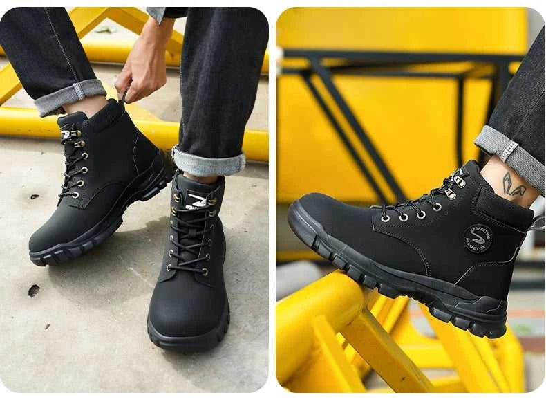 Waterproof Work Safety Shoes Men Boots Anti-smash Sneakers Steel Toe Electric Welding Boots Indestructible Male Footwear The jack market .AU The jack market .AU Step Up Your Style: Trendy Shoes for Every Occasion! $ 100 14:4602#Black;200000124:200000337