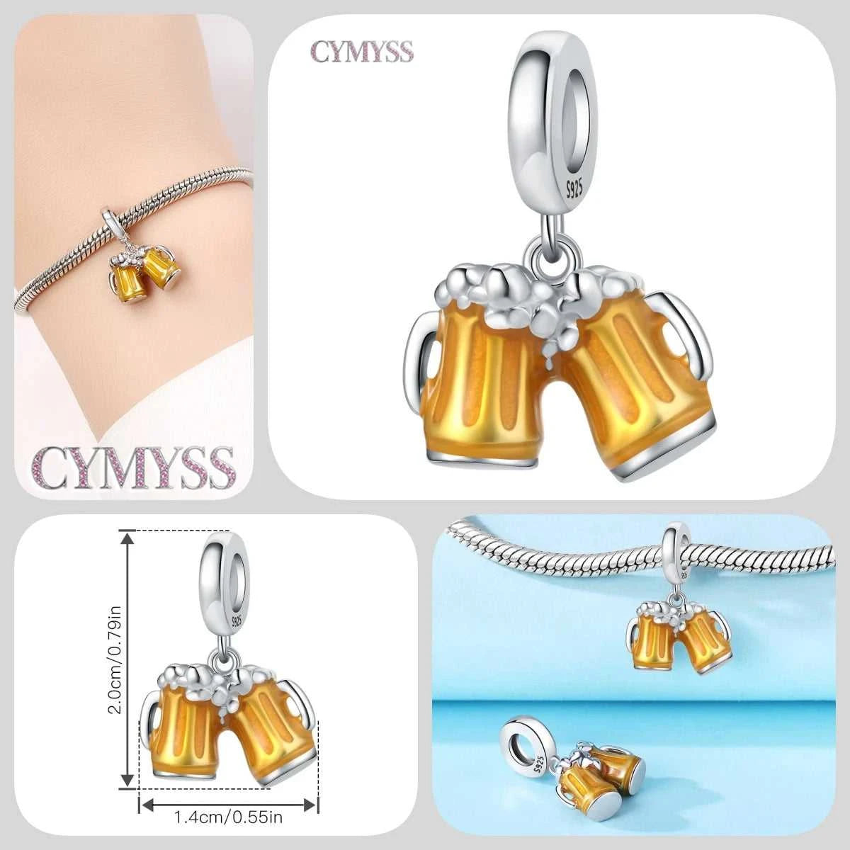 S925 Sterling Silver Charm Bead Angel Prayer Travel Memorial Pendant Fine Birthday Gift Fit Bangle Bracelet Necklace DIY Jewelry The jack market .AU The jack market .AU Jewellery & Chains $ 49 14:200004890#OTC1204