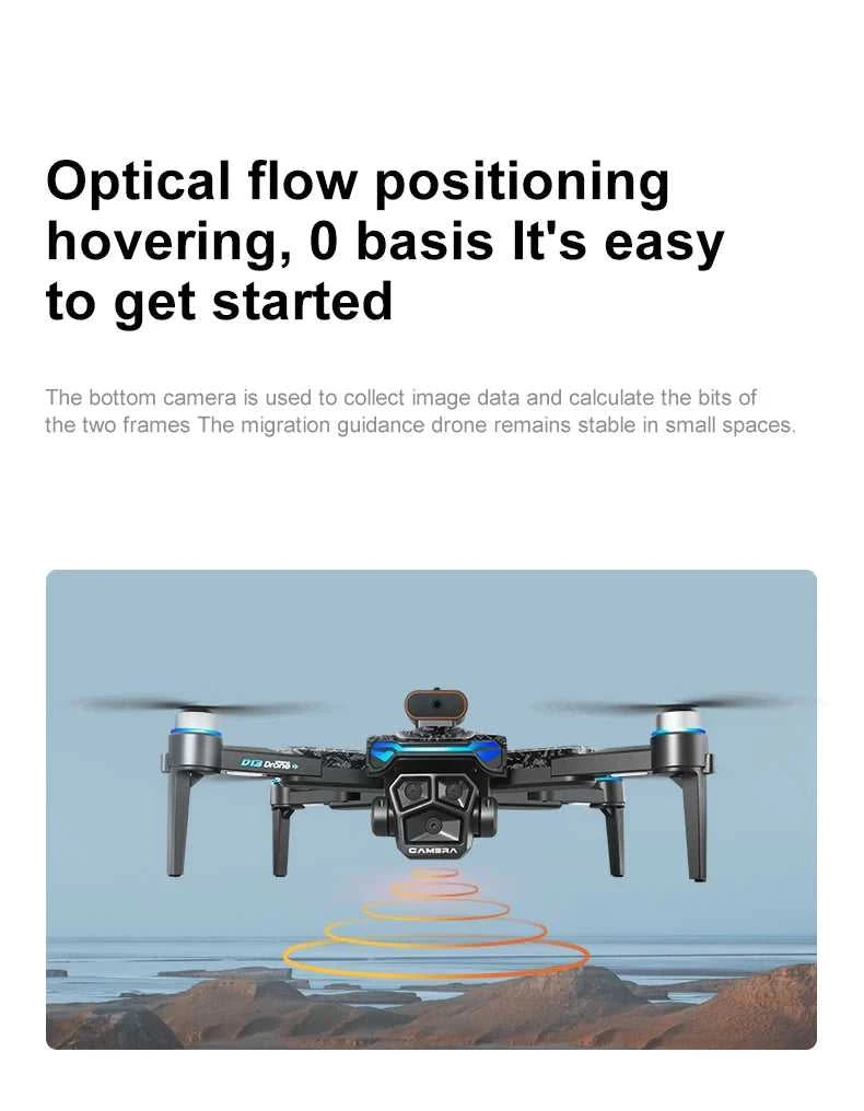 New D13 Drone 4K Professional HD Triple Camera 5G WIFI FPV Dron 360° Obstacle Avoidance Brushless Large Screen RC Quadcopter Toy The jack market .AU The jack market .AU Drones $ 123 14:173#D13-Screen Drone