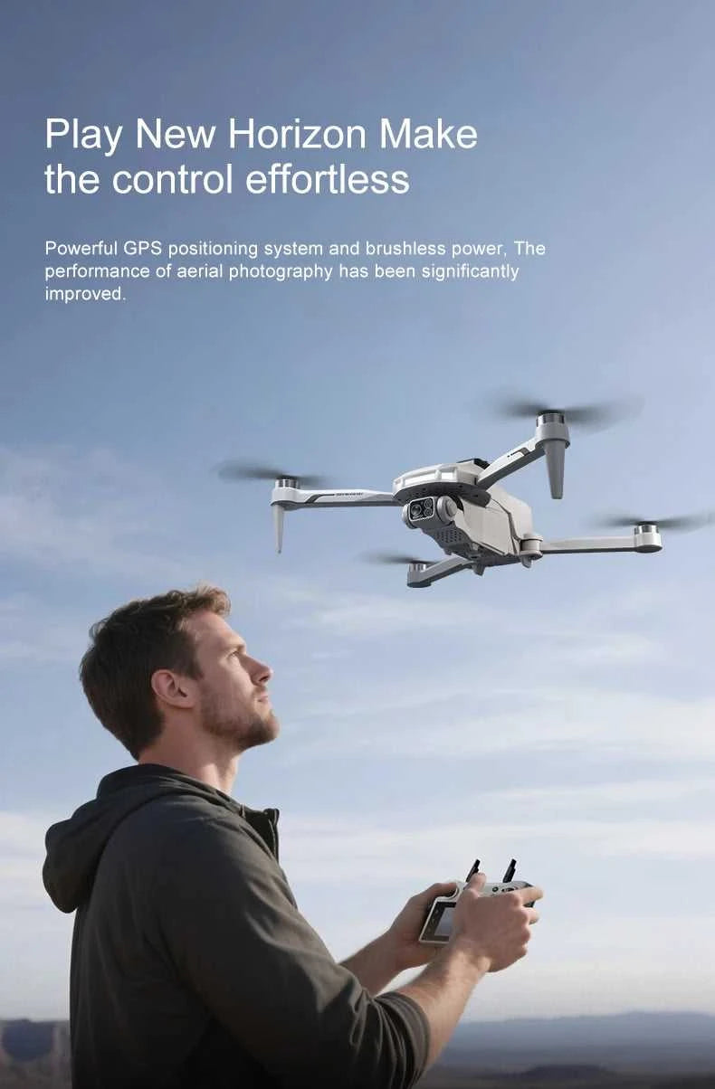 4DRC New V34 Drone 8K Profesional 4K HD Camera Brushless Motor Obstacle Avoidance Foldable Quadcopter Aerial Optical RC Toy The jack market .AU The jack market .AU Drones $ 169 14:10#GPS-8K-1Battery