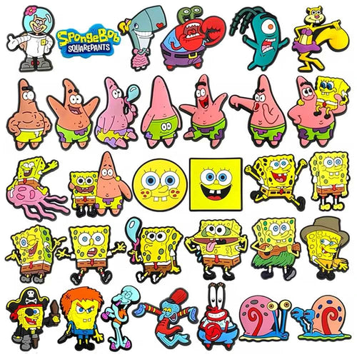 1-32Pcs Spongebob Shoe Charms PVC Cartoon Shoes Accessories Decorations Buckle for Bubble Slides Sandals Kids Party Xmas Gifts The jack market .AU The jack market .AU Step Up Your Style: Trendy Shoes for Every Occasion! $ 50 14:202529824#12pcs;200007763:201336100