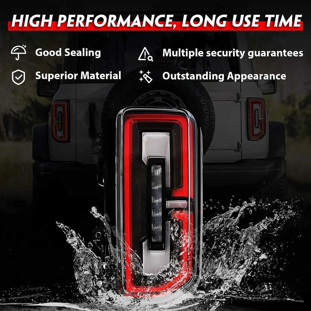 LED Tail Light For Ford Bronco 2021-2023 Rear Running Lamp Brake Reverse Dynamic Turn Signal The jack market .AU The jack market .AU Home $ 561 136:173#smoke;200007763:201336100