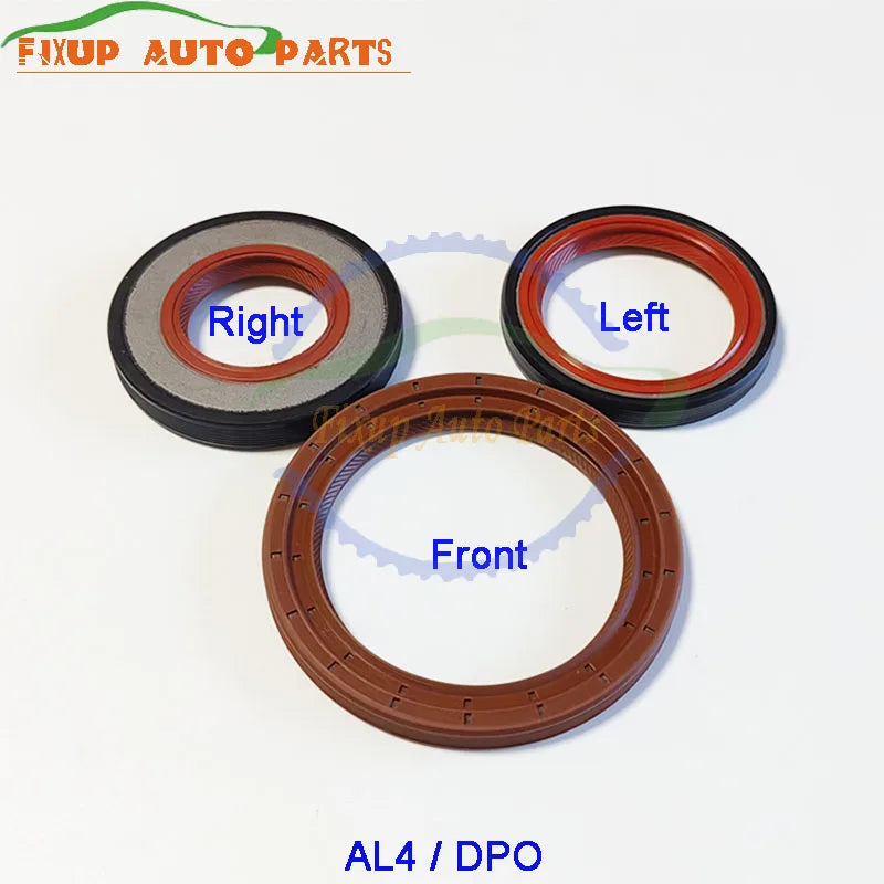 AL4 DPO Auto Transmission Oil Seal Left Right Half Shaft Seal Clutch Oil Pump for PEUGEOT Citroen Renault 226424