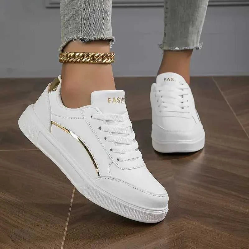 Hot Sell Women's Shoes Lightweight Casual Shoes Fashion Walking Shoes White Lace-up Sneakers Plus Size Platform Vulcanized Shoe The jack market .AU The jack market .AU Step Up Your Style: Trendy Shoes for Every Occasion! $ 73 14:193#White Silver;200000124:200000337