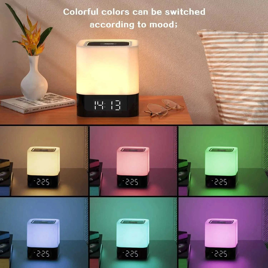 Color Changing Bluetooth Speaker Night Lights Digital Alarm Clock Touch Sensor Bedside Lamp MP3 Player Gift for Girls Boys The jack market .AU The jack market .AU Home $ 60 14:173#Red display;200007763:201336100