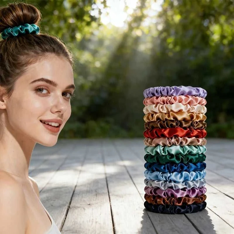 19pcs Satin Hair Scrunchies for Women - Softer Than Silk Scrunchies for Hair | Satin Scrunchies for Girls The jack market .AU The jack market .AU Jewellery & Chains $ 50 200001033:361180#19pcs random color