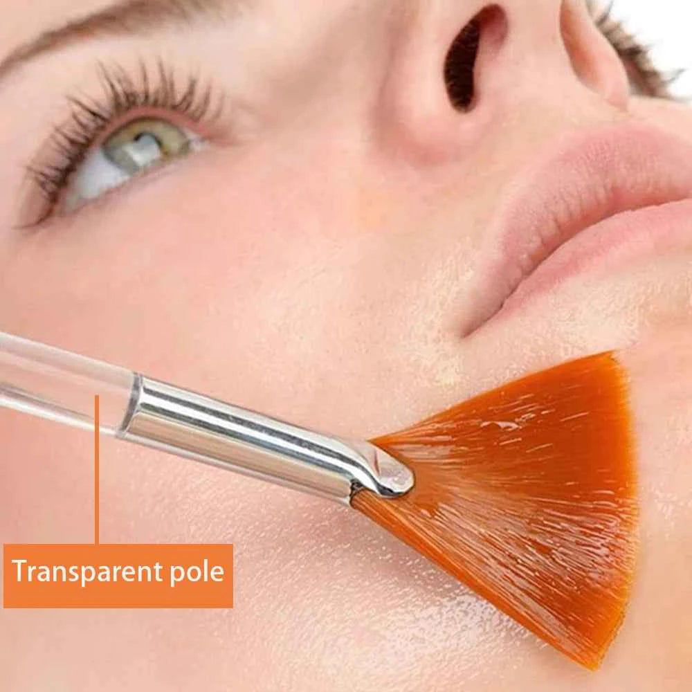 3/9 Pieces Facial Fan Mask Brushes Soft Mask Brush Applicator Esthetician Facial Mask Brushes For Women Girls Cosmetic Tools