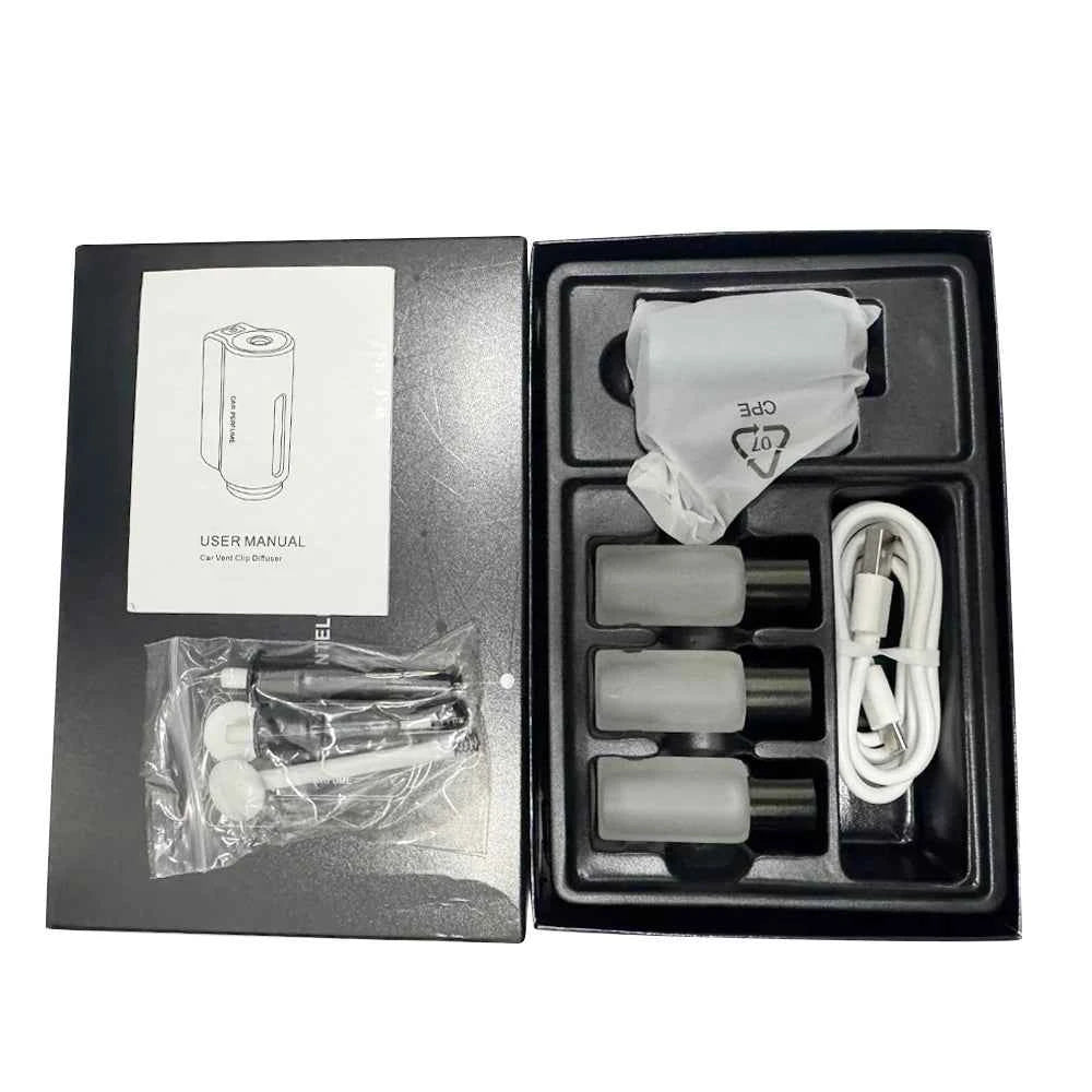 Car Air Freshener Electric Auto Aroma Diffuser Car Air Vent Essential Oil Mist Humidifier Fragrance Diffuser Aromatherapy