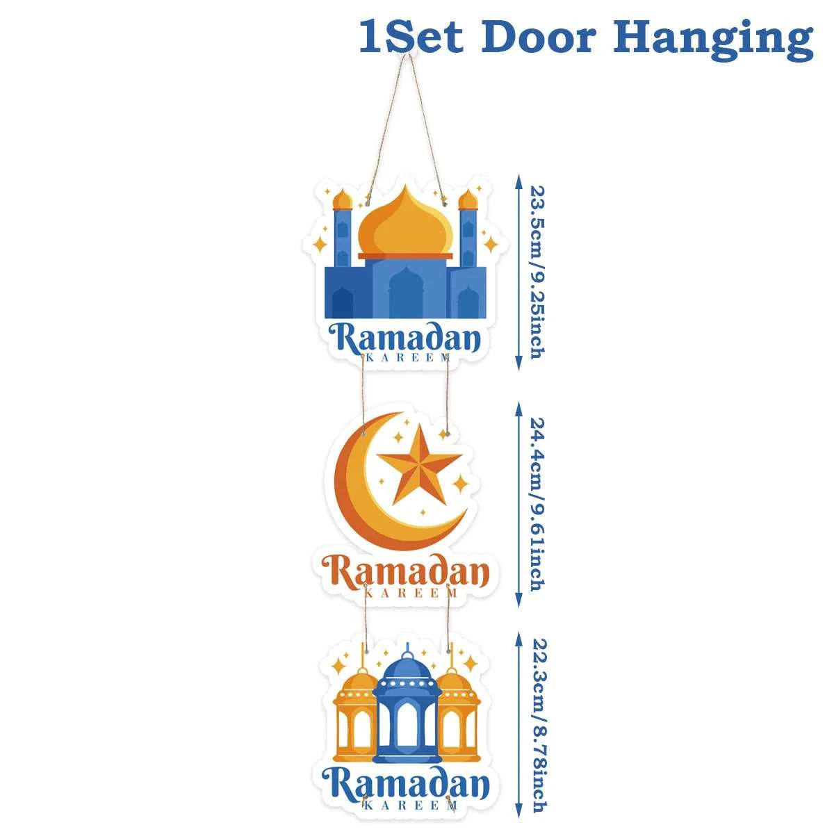 Eid Mubarak Door Hanging Flag Kareem Ramadan Decor for Home 2025 Ramadan Mubarak Islamic Muslim Party Decor Happy Eid Al Adha The jack market .AU The jack market .AU Home $ 20 14:202418806#paper door hanging 3