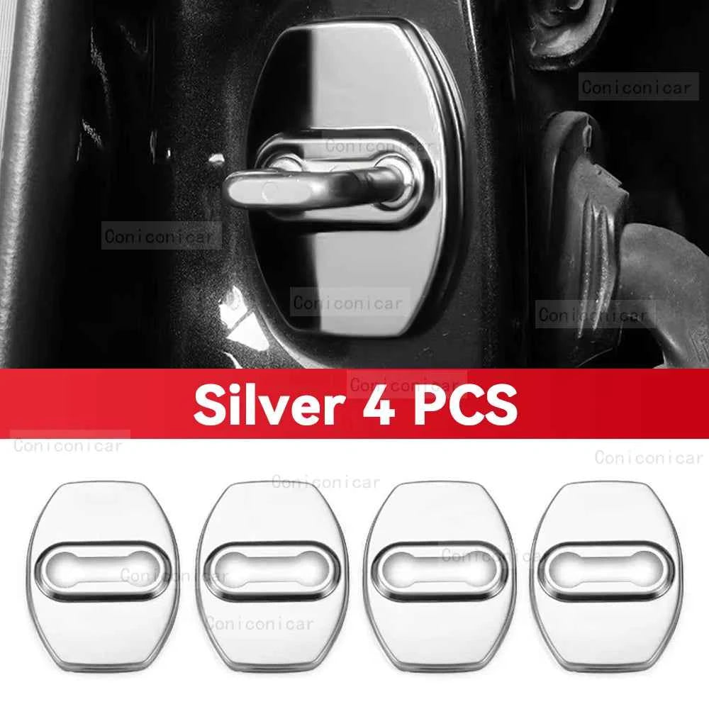 GMC Sierra 2015-2023 Stainless Steel Door Lock Protector | Anti-Rust Buckle Cover & Stylish Accessory