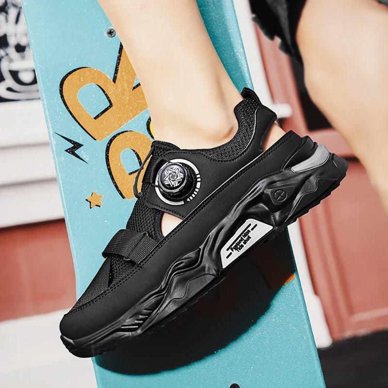 2024 New Summer Breathable Trendy Fashion Casual Anti Slip Soft Sole Sports Leisure Outdoor Beach Sandals for Men
