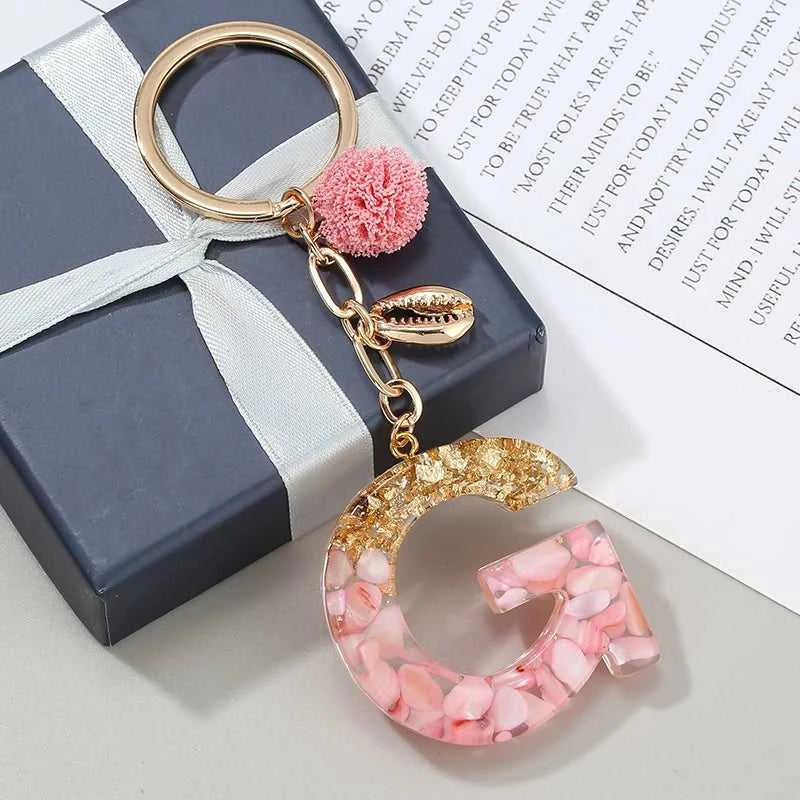 BAOPON Pink Purple Pompom Letter Keychain English Alphabet Keyring For Women Men Jewelry Accessories Wholesale Special Offer The jack market .AU The jack market .AU Jewellery & Chains $ 46 14:193#102