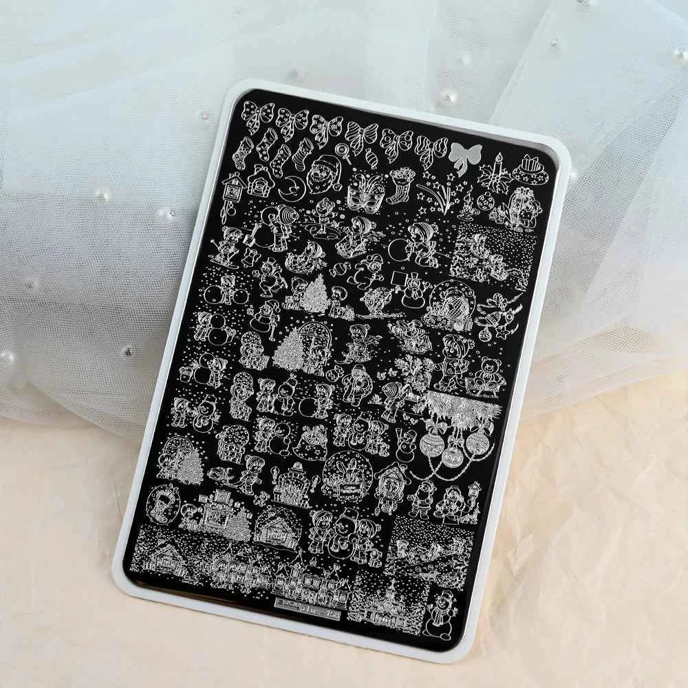 Maple Leaf Nail Stamping Plates - Stunning Autumn & Winter Leaf Designs for Unique Manicures