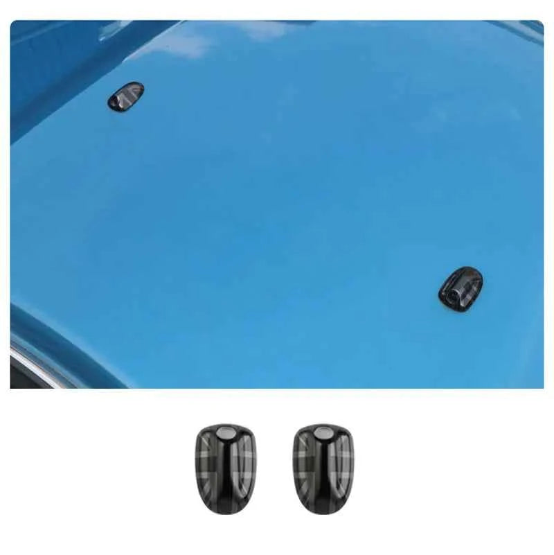 Union Jack Car Wiper Water Spray Nozzle Cover For MINI Cooper S One Countryman Clubman F54 F55 F57 F56 F60 2015-2022 Accessories