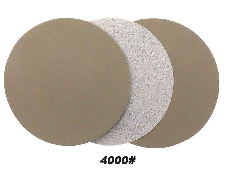 15PCS 125mm Inches Grit 1000 2000 3000 4000 5000 Sanding Discs Hook Loop Sandpaper Round Disk