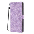 Edge Leather Flip Case for Motorola G73 G53 G13 G23 G62 G52 G32 G22 G31 G20 G41 - Cherry Blossom Design