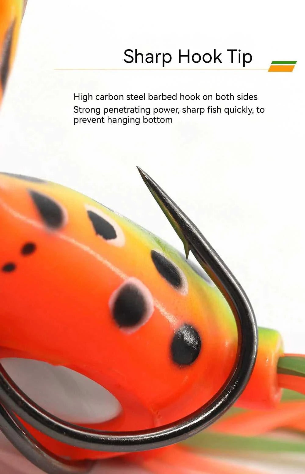 Big Mouth Topwater Frog Lures Durable Lifelike Silicone Bass Bait Floating Realistic for Pike Snakehead Salmon Trout Catfish The jack market .AU The jack market .AU Fishing Gear $ 21 14:200002984#D