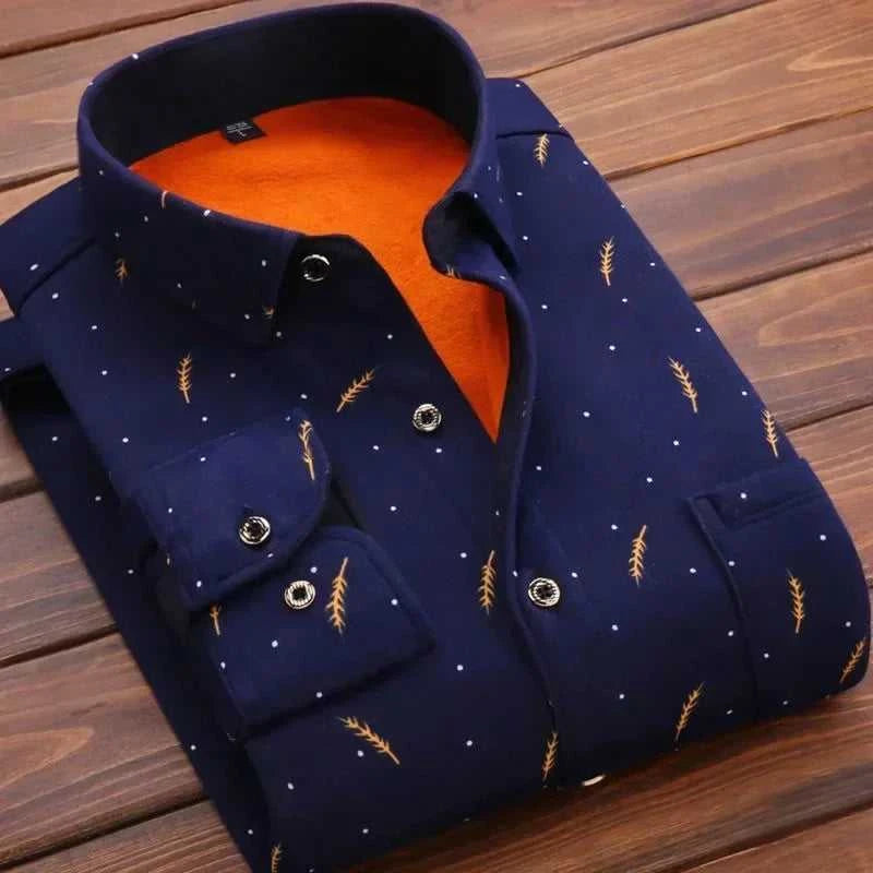 High Quality Men's Clothing 2026 Men Long Sleeve Thick Warm Shirt Tops Fashion Men Print Handsome Versatile Shirts Formal Shirts The jack market .AU The jack market .AU Men Fashion $ 43 14:771#6F HB622;5:4183#3XL(80-90KG)