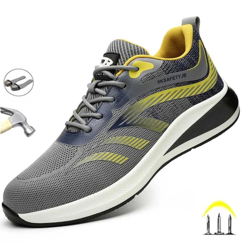 New 2024 Fashion Men Safety Shoes Steel Toe Sneakers Lightweight Anti-smash Anti-puncture Man Breathable Work Safety Boots The jack market .AU The jack market .AU Step Up Your Style: Trendy Shoes for Every Occasion! $ 98 14:175#Green;200000124:200000338